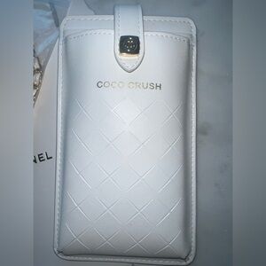 GWP Chanel Coco Crush White Phone Case with Chain 🔥❤️